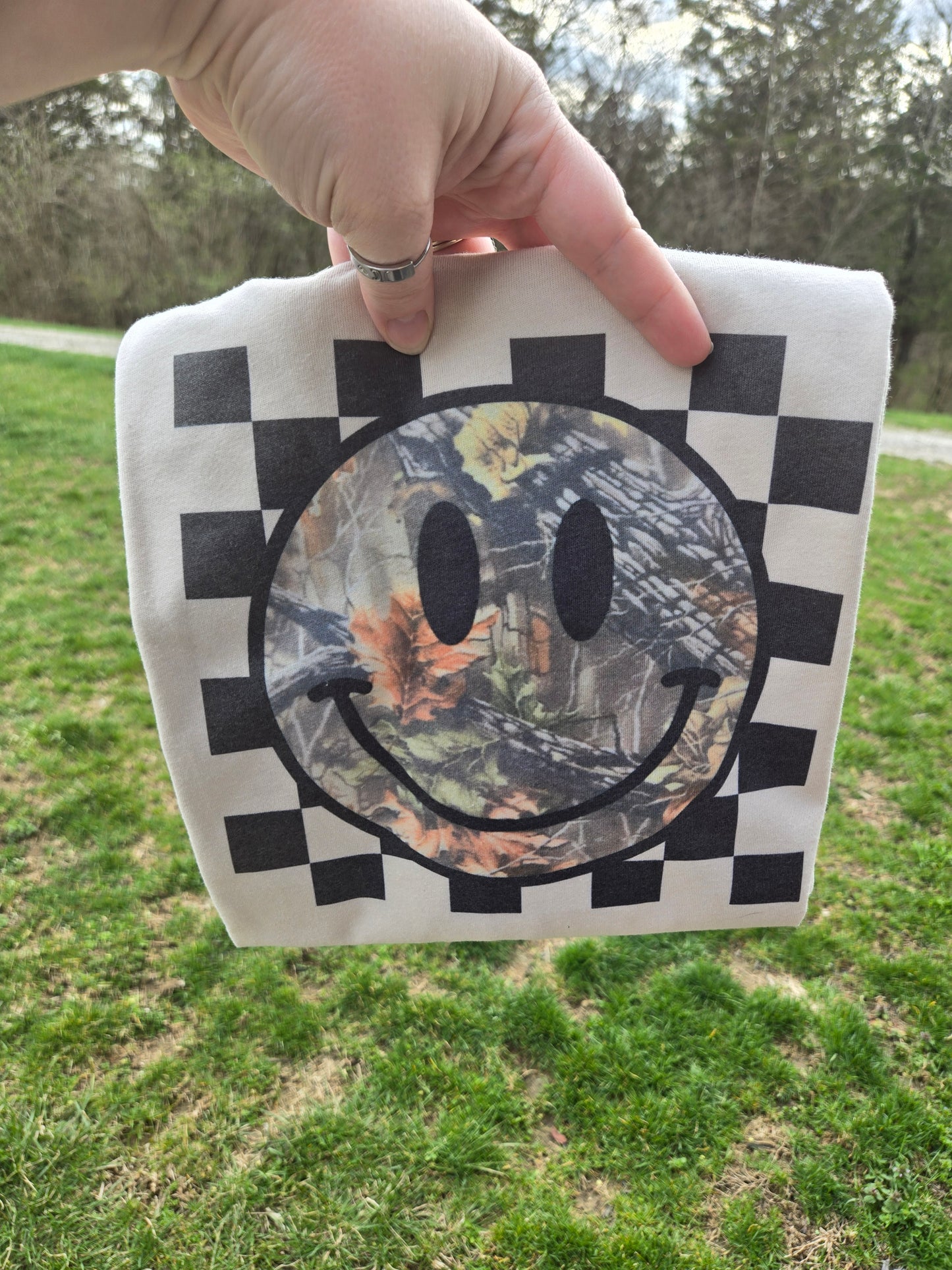 Checkered Camo Smiley
